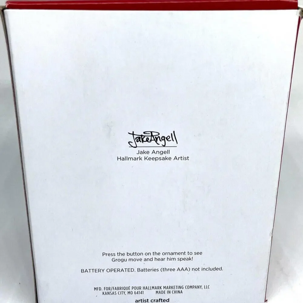 Hallmark Star‎ Wars Grogu Greetings Christmas Ornament Sound Motion 2022